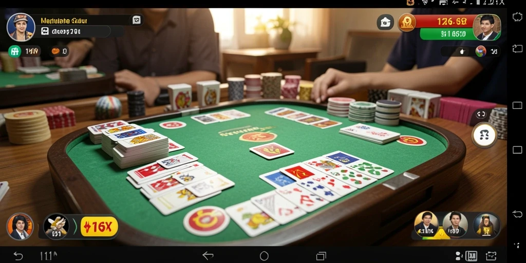 Tampilan screenshot utama permainan Gaple 116X yang seru.