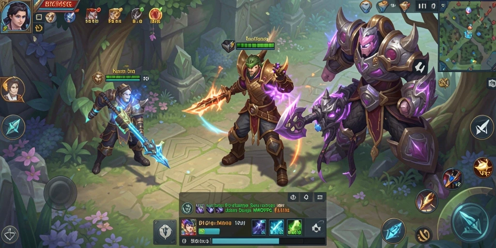 Tampilan action-packed dari gameplay BIGMSG di dunia MMORPG.