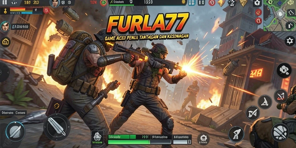 Tampilan gameplay seru dan menegangkan di FURLA77.