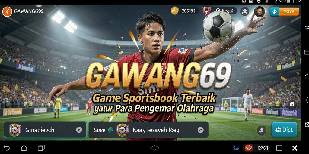 Tampilan gameplay GAWANG69 dengan taruhan olahraga yang mengasyikkan.