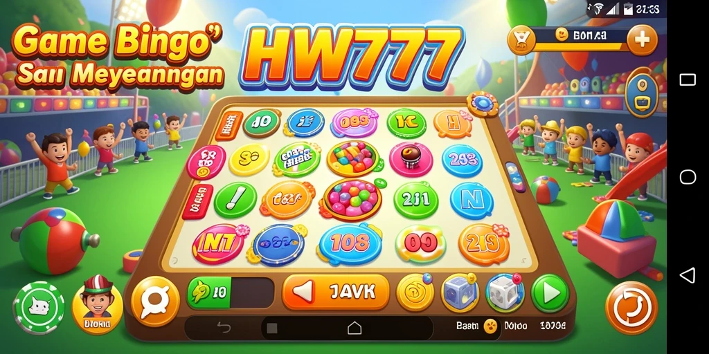 Tampilan gameplay HW777 yang seru dan interaktif dalam permainan Bingo.