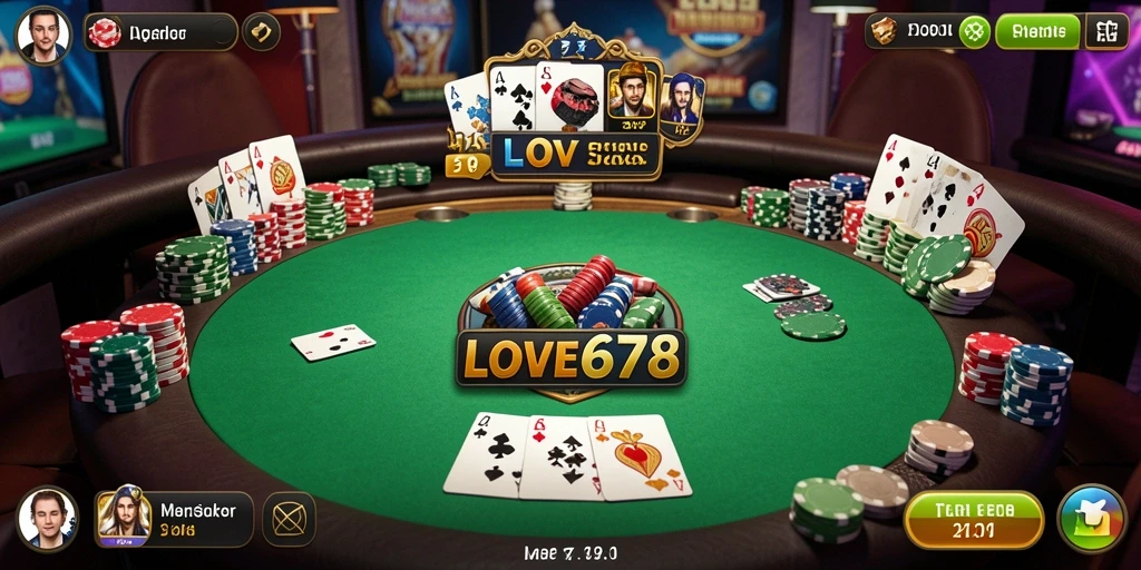 Tampilan gameplay seru dan mendebarkan dari LOVE678.