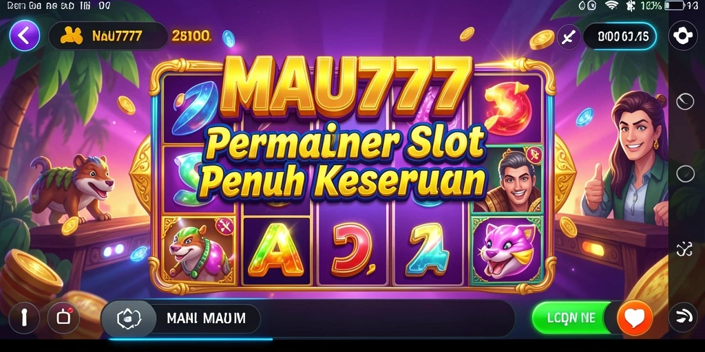 Tampilan gameplay Slot MAU777 yang menampilkan keseruan dan berbagai fitur menarik.