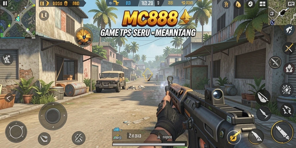 Gameplay intens dari MC888 saat bertempur di lapangan.