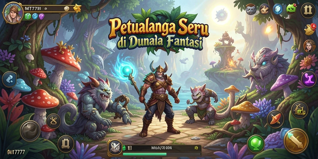 Tampilan gameplay seru dari MT777 dengan berbagai misi menarik.