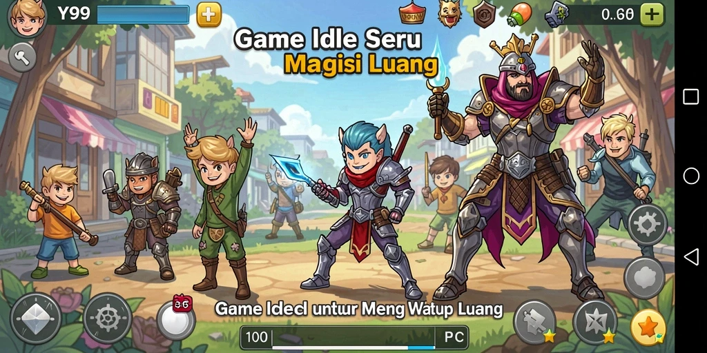 Tampilan gameplay Y89 yang menarik dengan karakter aktif.